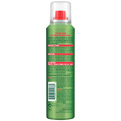 Garnier Fructis Texture Tease Unscented Dry Touch Hair Spray 3.8oz