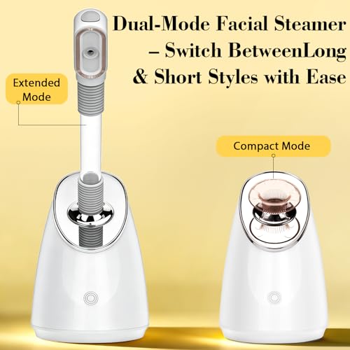 Pjordo Facial Steamer Spa Kit with Skin Care Tools - Deep Cleansing & Blackhead Removal