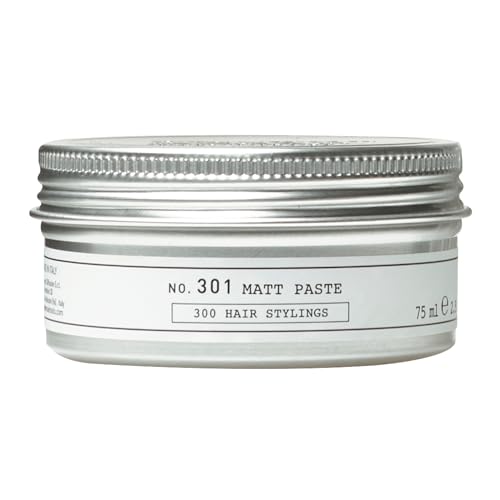 Strong Hold Matte Hair Pomade - Long Lasting Styling Paste 2.5 Oz