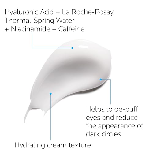 La Roche-Posay Hyaluronic Acid & Caffeine Eye Cream - 0.5oz, Moisturizes & Reduces Puffiness