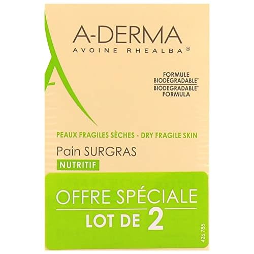 A-Derma Aderma Ultra-Rich Cleansing Bar 2 X 100G