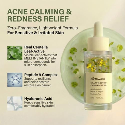 1PCS Centella Serum with 494,700 ppm Centella Asiatica for Sensitive Skin - Unscented, Soothing Ampoule, 30ml