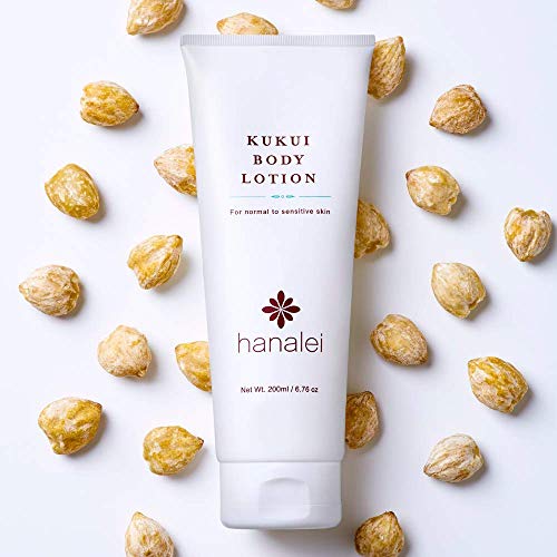 Hanalei Kukui Oil Body Lotion 200ml (6.76 Fl Oz) Paraben-Free & Dye-Free
