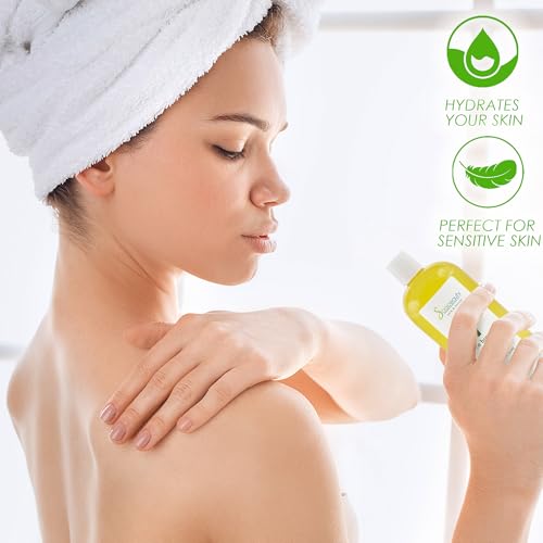 Rice Bran Oil Cold Pressed 16 Fl Oz - Natural Skin & Hair Care Oil with Variation 16 Fl Oz (Pack of 1)