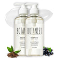 Botanist Natural Body Wash for Women, Mens Full Body Wash for Sensitive Skin by Squalane, Shea Butter& Aloe Vera, Sulfate Free Shower Gel & Bath Soap from Japan 16.5 Fl Oz Cassis & Leaf Green 2EA