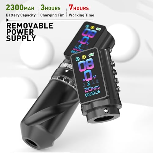 Wireless Tattoo Machine Kit with 2300mAh Battery - Variation WTK403