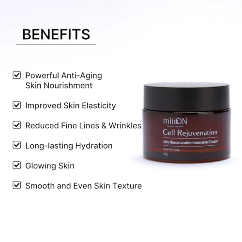 Mito-on Anti-Aging Face Moisturizer with Niacinamide & EGF - 50g