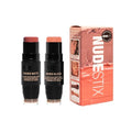 Nudestix Pretty Nude Skin Kit ? 2-Piece Cream Blush Stick Set for Cheeks, Eyes & Lips | Includes Nudies Matte & Nudies Bloom | For All Skin Tones