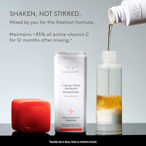 Drunk Elephant C-Firma Day Serum - 15% Vitamin C, Antioxidant Skin Care