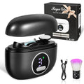 Electric Nail Clippers Trimmer with Storage - Black - Adjustable Speed