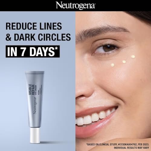 Neutrogena Visible Repair Retinol Eye Cream for Dark Circles & Fine Lines 15g