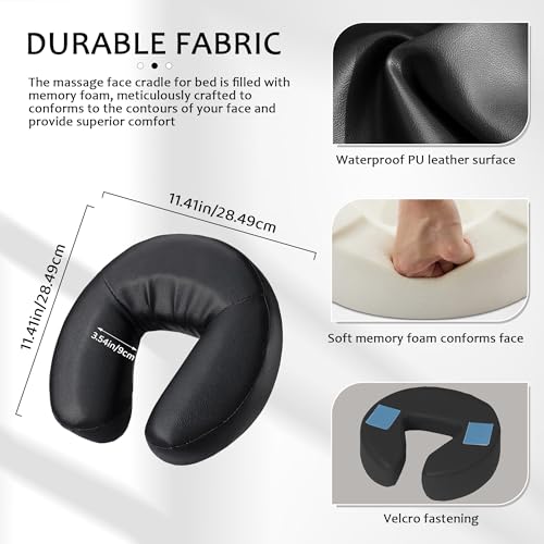 OIHYA Basic Set Adjustable Massage Headrest for Bed & Massage Table