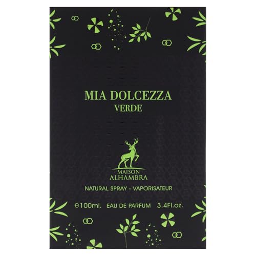 Maison Alhambra Mia Dolcezza Verde Unisex Green Fragrance 3.4 oz EDP Spray