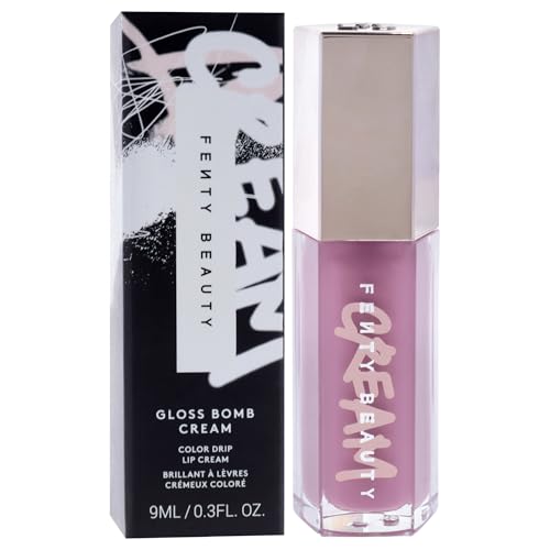 Lip Gloss with High Shine and Rich Color - Mauve Drip Lip Cream - 0.3 oz