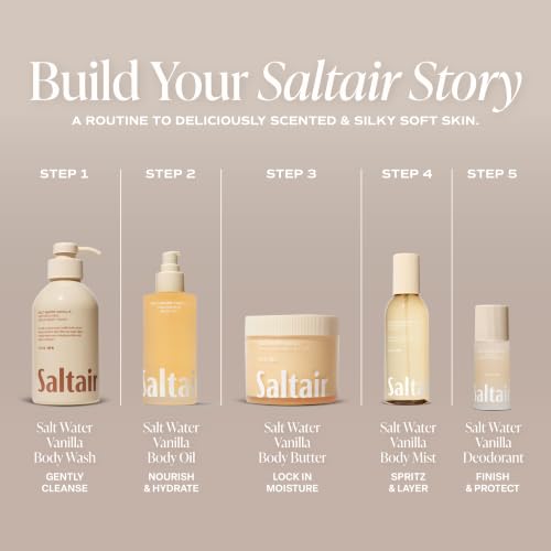 Saltair Salt Water Vanilla Multi-Lipid Body Butter 10 oz