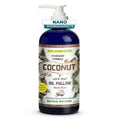 Nano Hydroxyapatite Oil Pulling Mouthwash with Pump - Coconut Oral Rinse 8 oz Glass Bottle