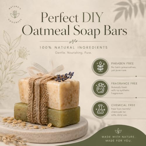 Colloidal Oatmeal Powder 32oz - Gentle Soothing Bath & Skincare for Sensitive Skin - Organic Baby & Adult Use