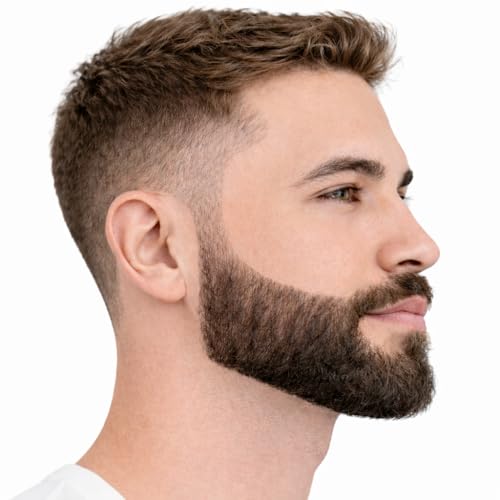 Beard Shaping Template Kit with 2 Guides - DIY Grooming, Neckline & Style Tools
