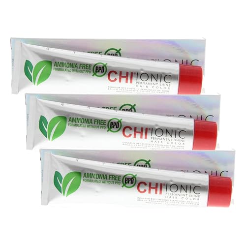 CHI Ionic Permanent Shine Hair Color 50-9N Light Natural Blonde Pack of 3 - 0 Ounce Variation