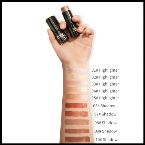 Magnetic Makeup Palette Empty Set, With Mirror and Adhesive Magnetic Stickers Eyeshadow Palette, for Custom Eyeshadow Blush Powder Storage Organization By Professional Artists Home Users