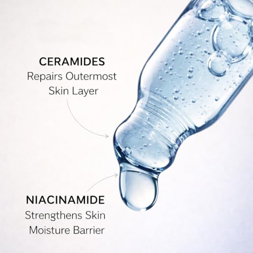 Renewelle Bleu Peptide Serum ? Anti-Aging Face Serum, Copper Peptides & Epidermal Growth Factor (EGF), Niacinamide, Ceramides, Bio Peptides, Smooth Fine Lines & Promotes Radiant Skin, 1 Fl Oz