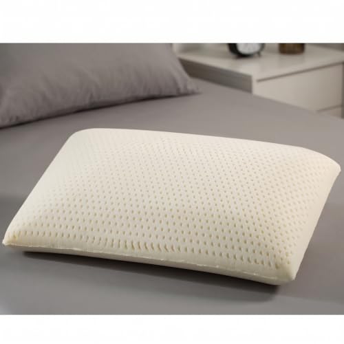 Premium Talalay Latex Pillow - Standard Mid Loft, Natural Support for Side & Back Sleepers