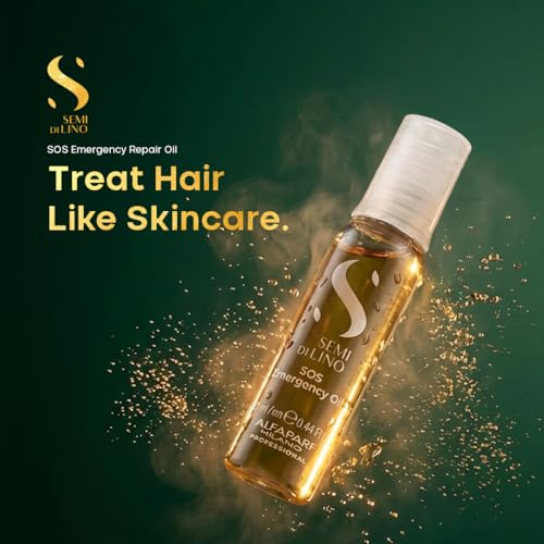 Semi di Lino SOS Emergency Hair Oil for Damaged Hair - Intense Repair & Shine