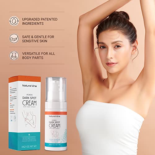 Natural Vine Dark Spot Corrector: Dark Spot Remover for Body in 4-8 Weeks - Instant Concealing & Age Brown Sun Faded Spot Remover Melasma Freckles Correcting with Niacinamide for Women & Men 30g