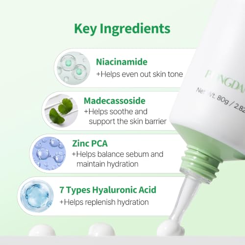 PONGDANG Pure Calm Tone Up Selfie Cream - Brightening & Hydrating Face & Body Moisturizer