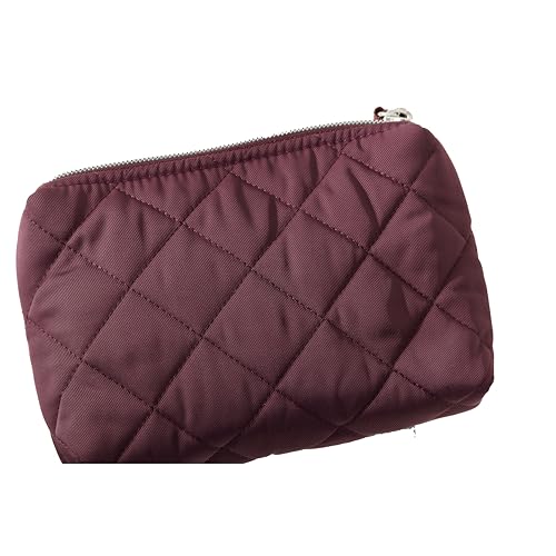 Performance Twill Cosmetic Makeup Organizer Bag - Raisin