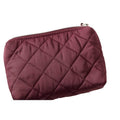 Performance Twill Cosmetic Makeup Organizer Bag - Raisin