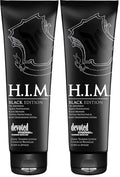 Devoted Creations H.I.M. Black Edition Oil Absorbing Tanning Lotion 8.5 oz. Pack of 2