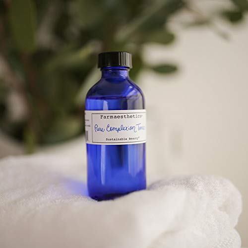 Natural Face Toner with Witch Hazel & Rosewater - Soothe & Purify Skin - 4oz