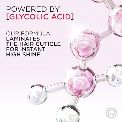 L'Oreal Paris Elvive Glycolic + Gloss Shine Boosting Conditioner, Cleanses and Smooths Dull, Porous Hair Into High-Shine, Glossy Hair, 28 Fl Oz