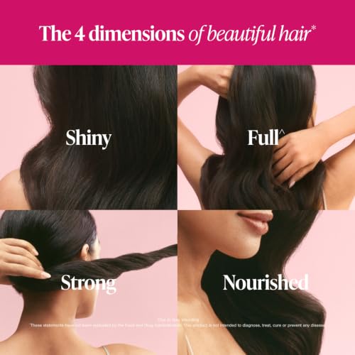 Hair Growth Supplements for Women - 60 Count, Supports Fullness & Strength