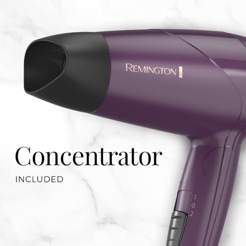 Remington Travel Hair Dryer 1875W with Folding Handle & Dual Voltage