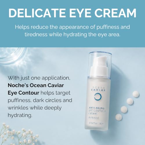 Moisturizing Eye Contour Cream with Caviar & Algae Extracts - Mature Skin Care