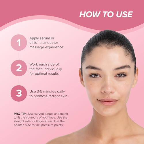 Cryo Stainless Steel Heart Gua Sha Facial Massage Tool - Cooling, Contouring, Detox