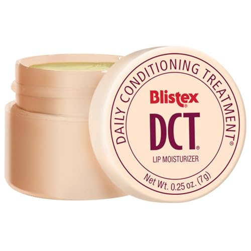 Blistex DCT Daily Lip Treatment - Moisturizing Lip Balm with Vitamin E, Cocoa Butter, 12 Pack