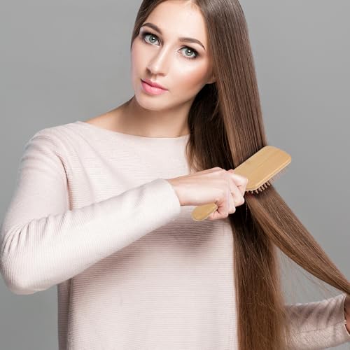 20 Pcs Bamboo Hair Brush Set - Detangling & Scalp Massage for Women Men - Variation of 20