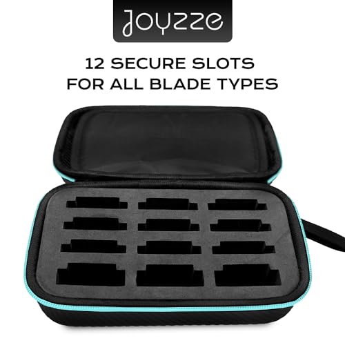 Blades Storage Case, Organize and Protect Your 12 Blades with this Convenient Storage Solution, Grooming Clipper Blade Case Holder Organizer