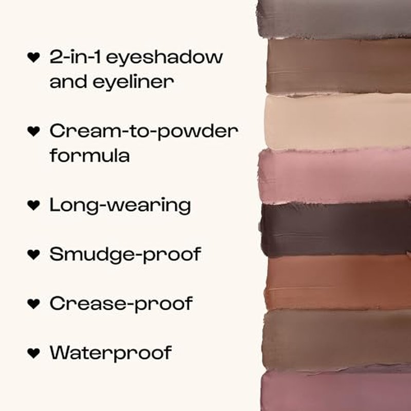 ALLEYOOP 11th Hour Cream Eyeshadow Sticks Bundle - Bronze Medal (Shimmer) & Baby Pearl (Shimmer) - Waterproof, Smudge-Proof, Crease-Proof Eyeshadow for Over 11 Hours
