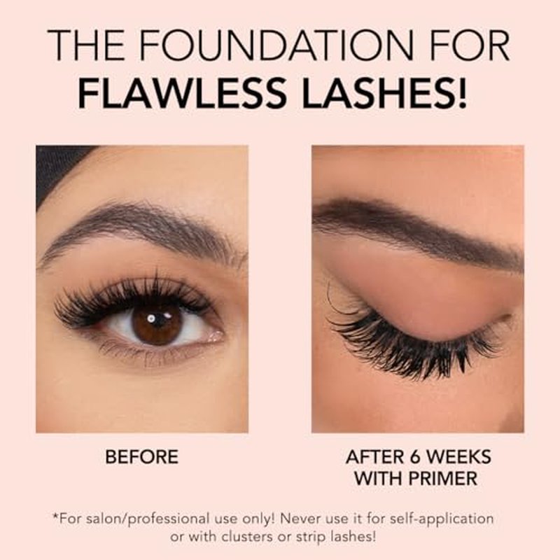 KIARA SKY LASH Lash Primer for Eyelash Extensions with Dropper | Odorless Pre-treatment Infused with Vitamin E | Remove Oils & Proteins | Increase Adhesive Bonding Power | Professional Use Only 15ml