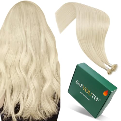 Nano Ring Hair Extensions Blonde Natural Texture 14in-50S Variation 2.1#1000