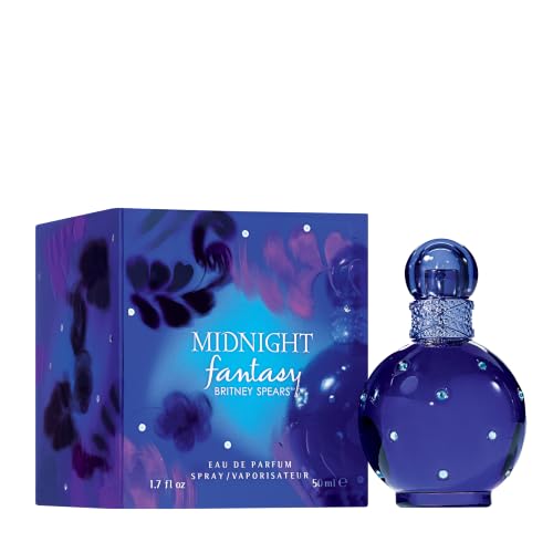 Britney Spears Midnight Fantasy Eau De Parfum Spray for Women 1.7 Oz - Seductive Fragrance