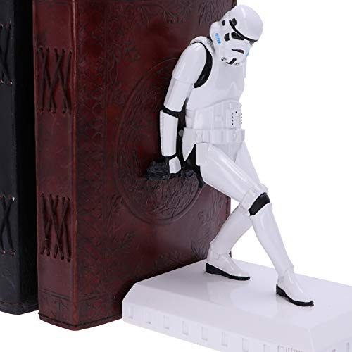 Stormtrooper Bookend Figurines Set - Single Resin Sci-Fi Bookends, 18.5cm, White, Official Merchandise