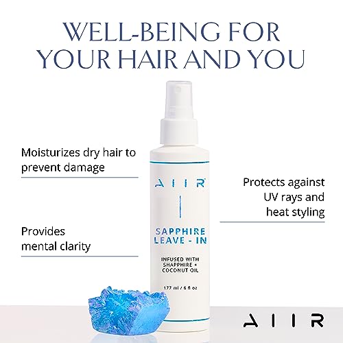 AIIR Sapphire Leave-In Conditioner with Heat Protectant & Detangler - 6 oz