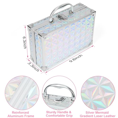 Anpro Mermaid Color All-In-One Makeup Kit for Girls 10-12, Teen Gift Set