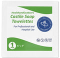 HAO Castile Soap Cleansing Wipes - 125 Count, Gentle, Individually Wrapped