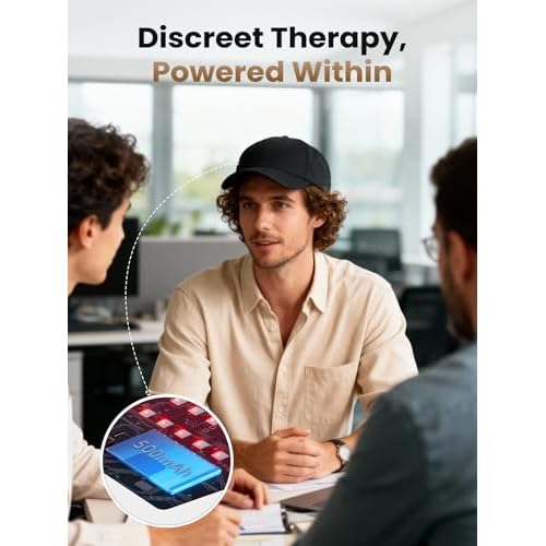 Hair Growth Device, Laser Hair Growth Cap, Red Light Therapy for Hair Growth, Red Light Cap for Thicker Hair in Men and Women